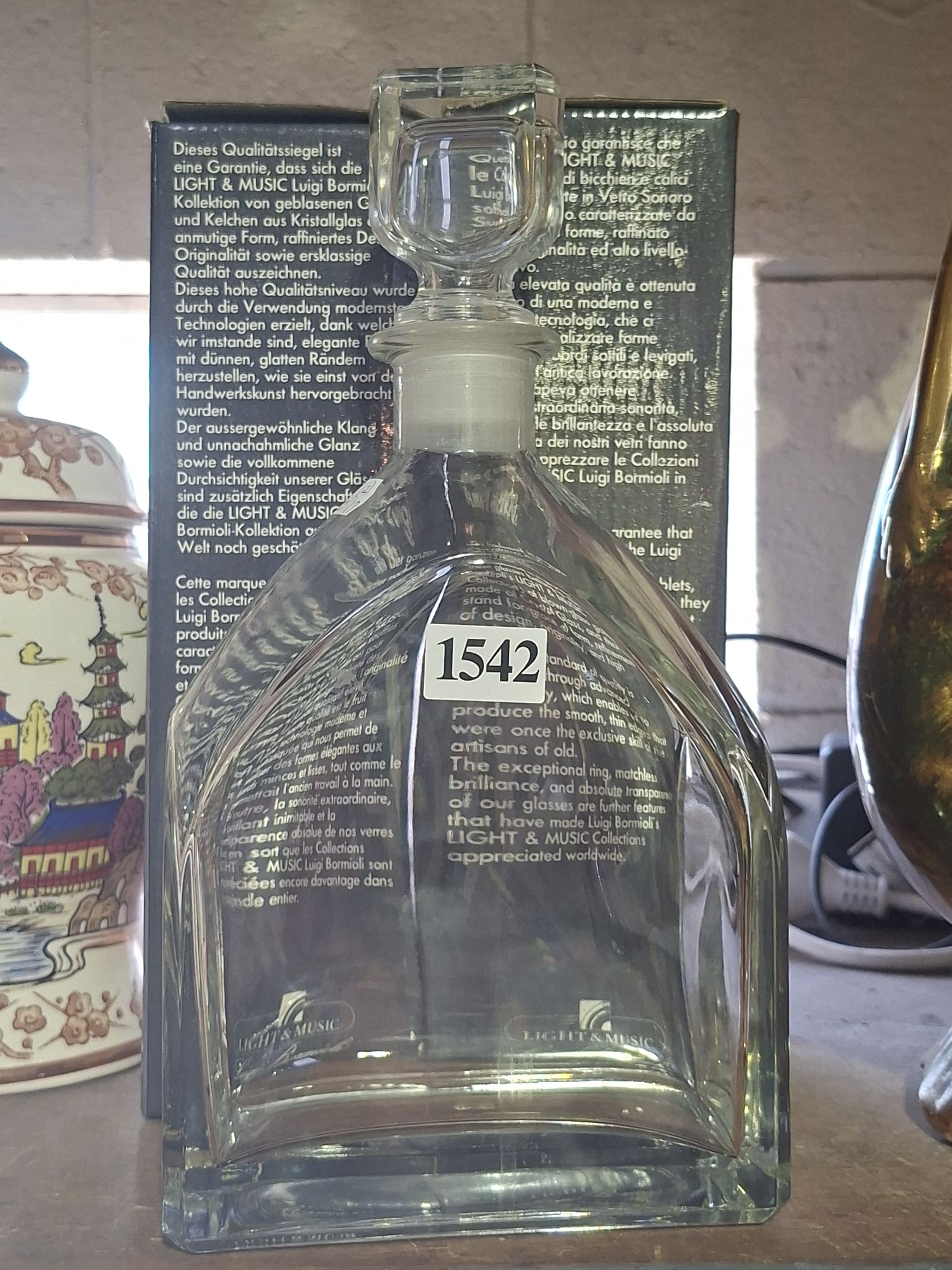 A Pair Of Bormioli Decanters