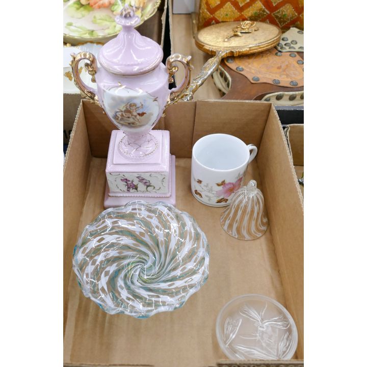 Box Venetian Aventurine Glass Etc.