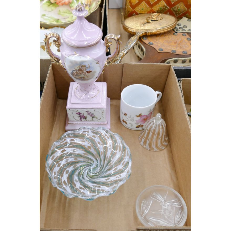 Box Venetian Aventurine Glass Etc.