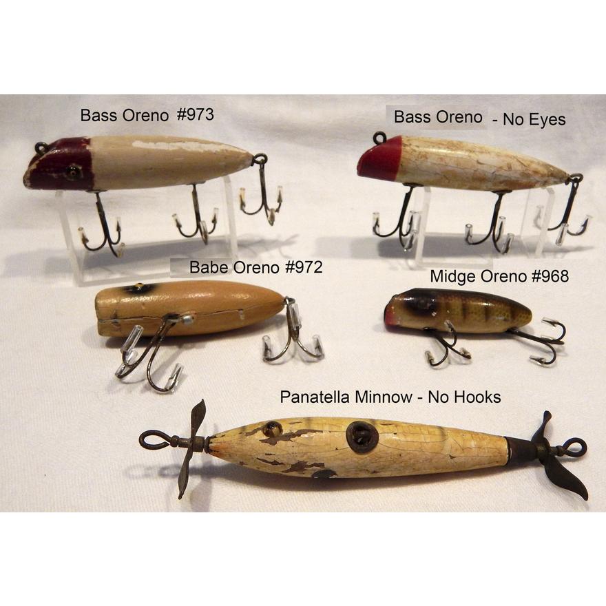 Lot of Vintage Wood Fishing Lures Baits 
