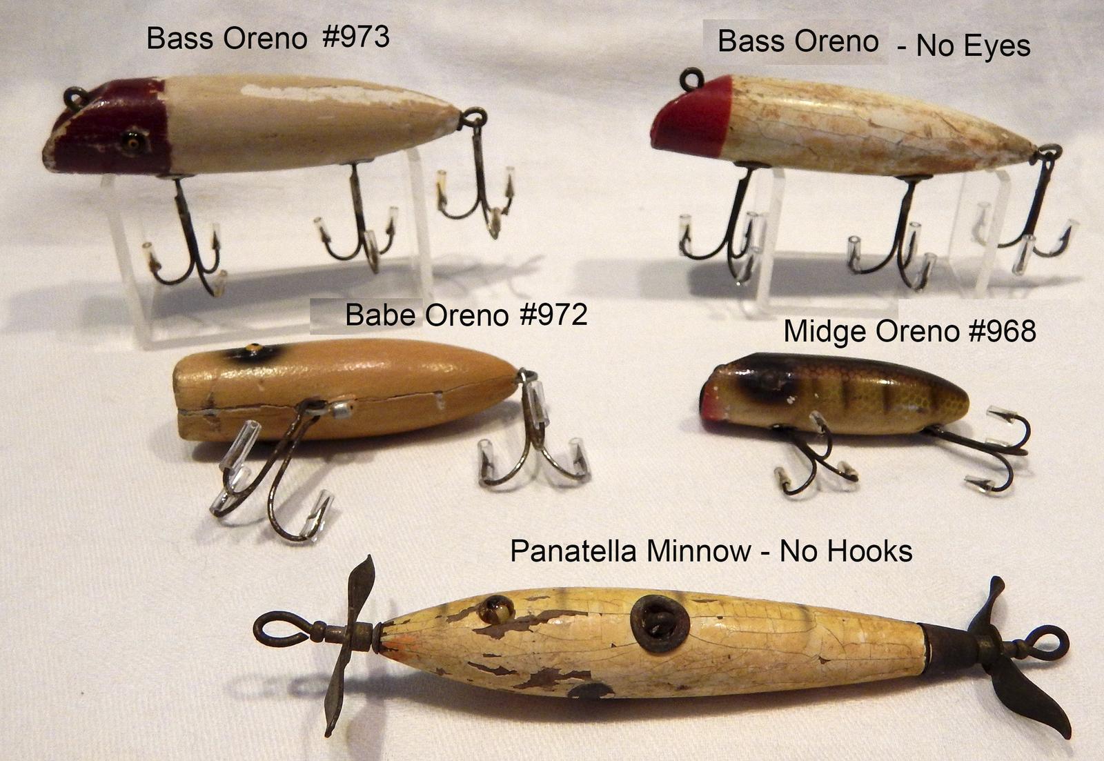 South Bend Bass Wooden Vintage Fishing Lures