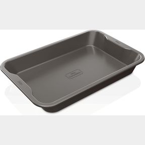 NINJA B30613 FOODI NEVERSTICK PREMIUM 9 INCH X 13 INCH CAKE PAN, NONSTICK, OVEN SAFE UP TO 500 F, DISHWASHER SAFE, GREY