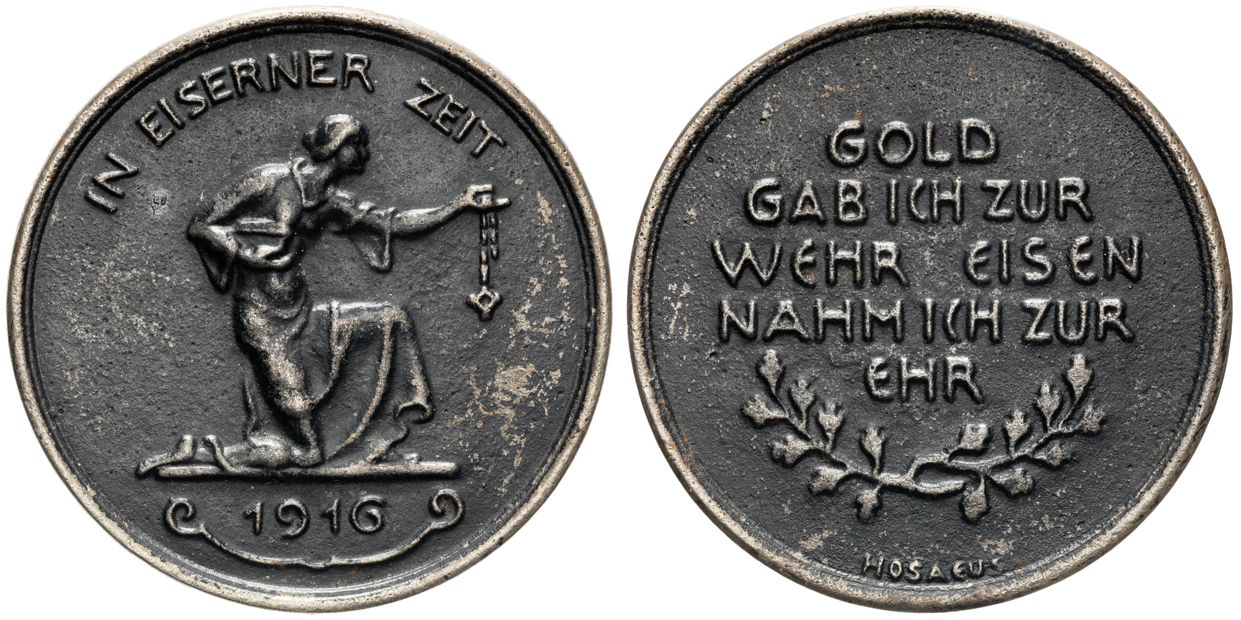 159 · Germany, WWI Campaign Badge, 1916,  VF