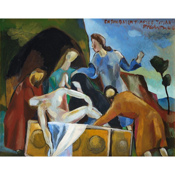 Colin McCahon 'Entombment after Titian'