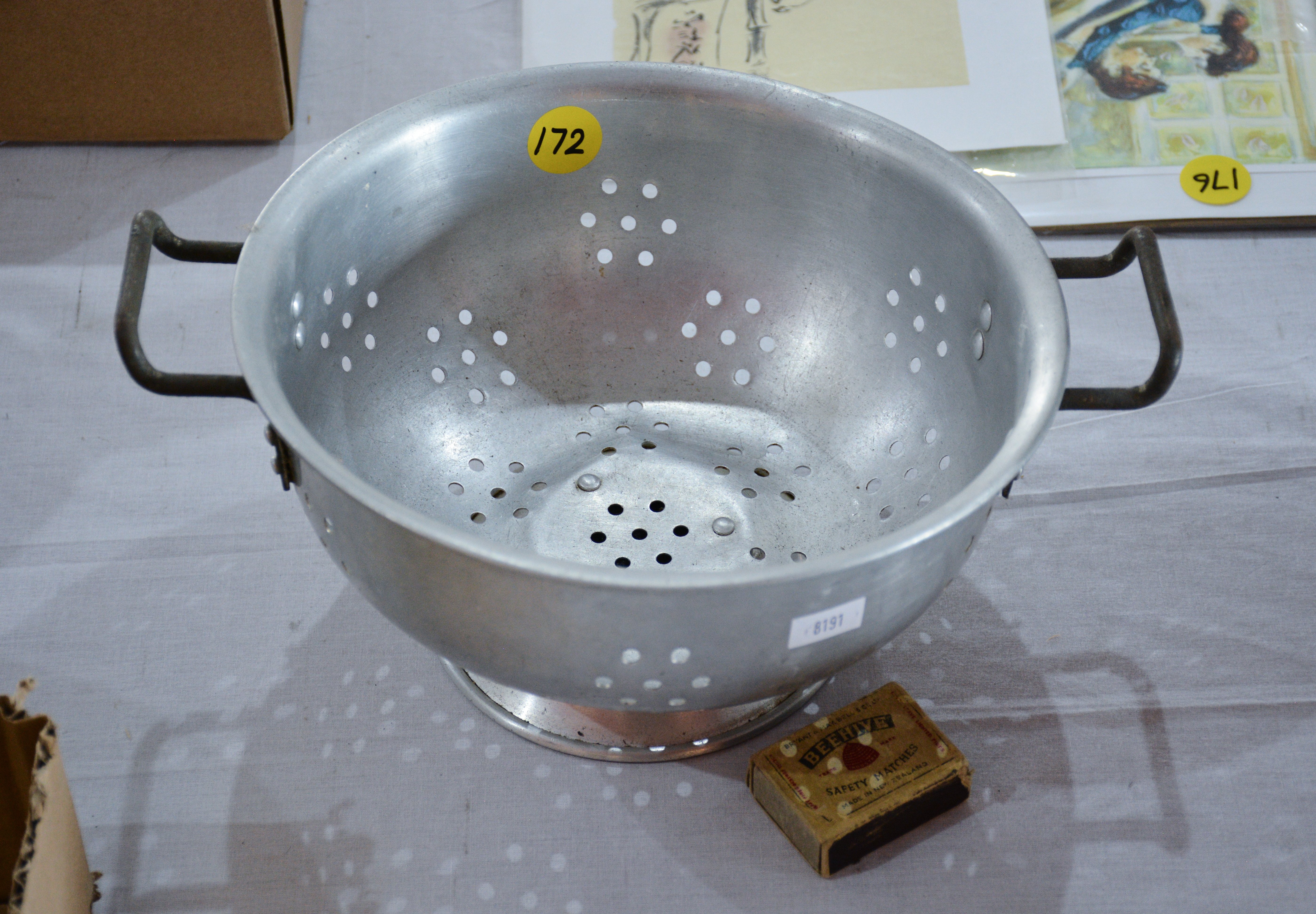 Vintage Metal Colander — NZ auction result