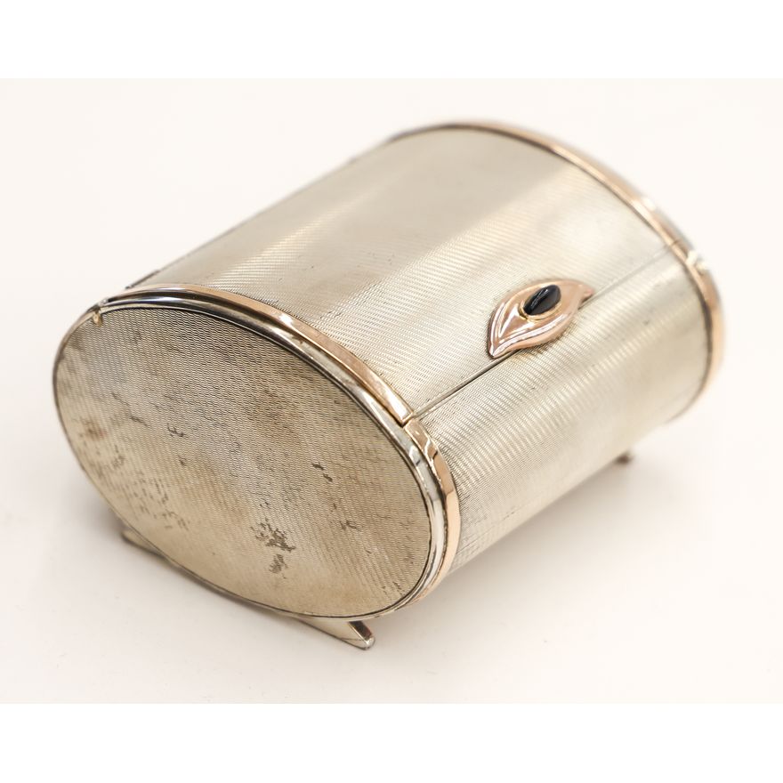 Dunhill Art Deco 14k Sterling Cigarette Box