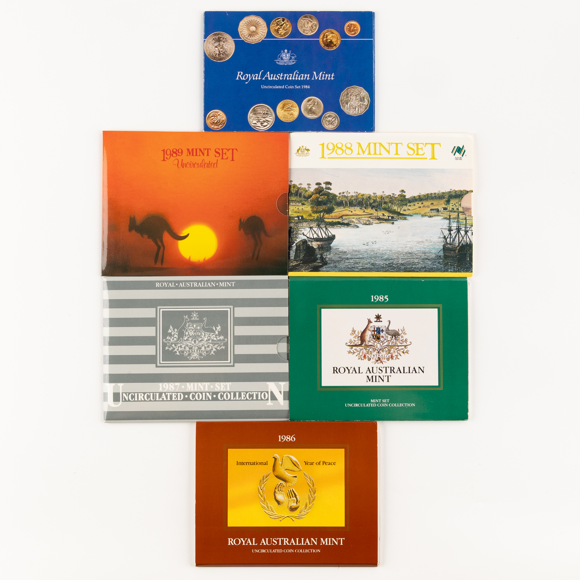 Elizabeth II, RAM, One Cent - Two Dollars, 1984 - 1989