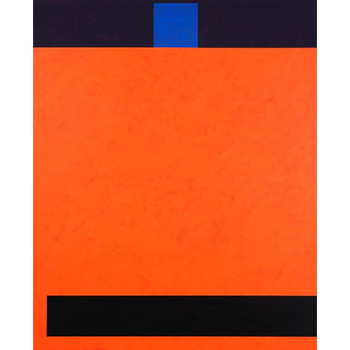 Milan Mrkusich 'Painting Orange, 2003'