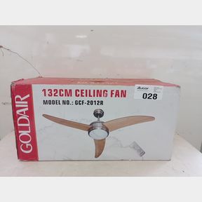 GOLDAIR - 3-BLADE CEILING FAN 132CM - WITH REMOTE