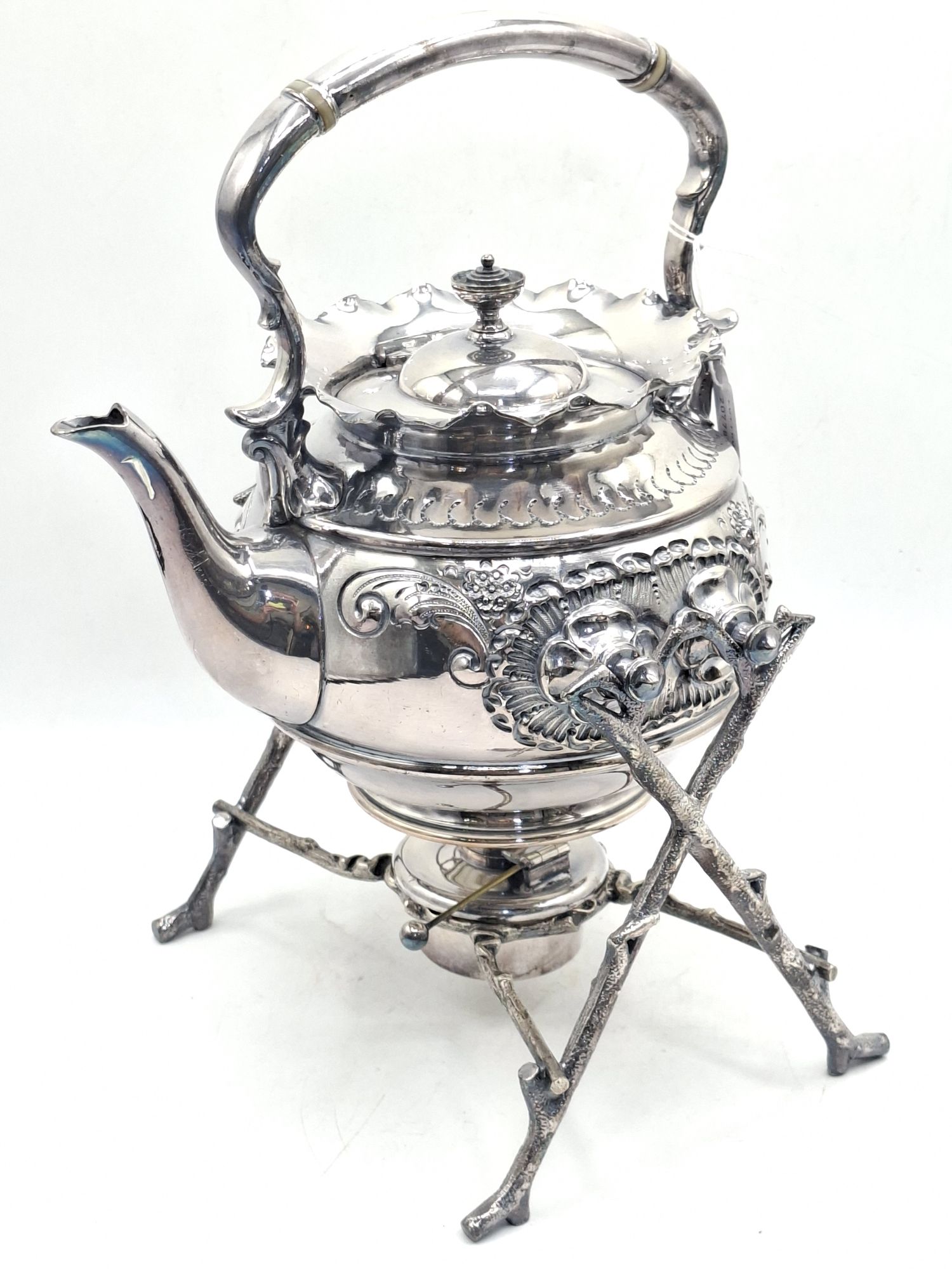 135 · QUALITY SILVERPLATED KETTLE