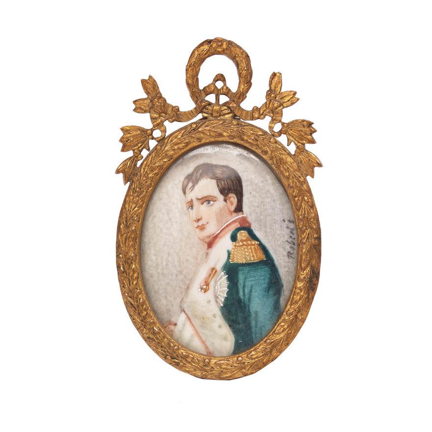 Miniatura z portretem Napoleona