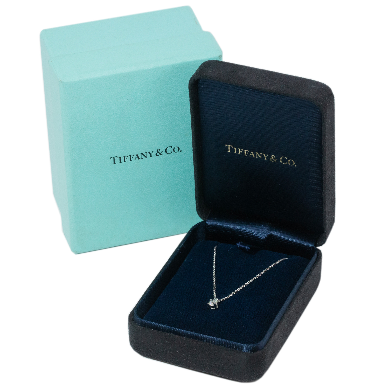 Tiffany & Co. Diamond Platinum Pendant