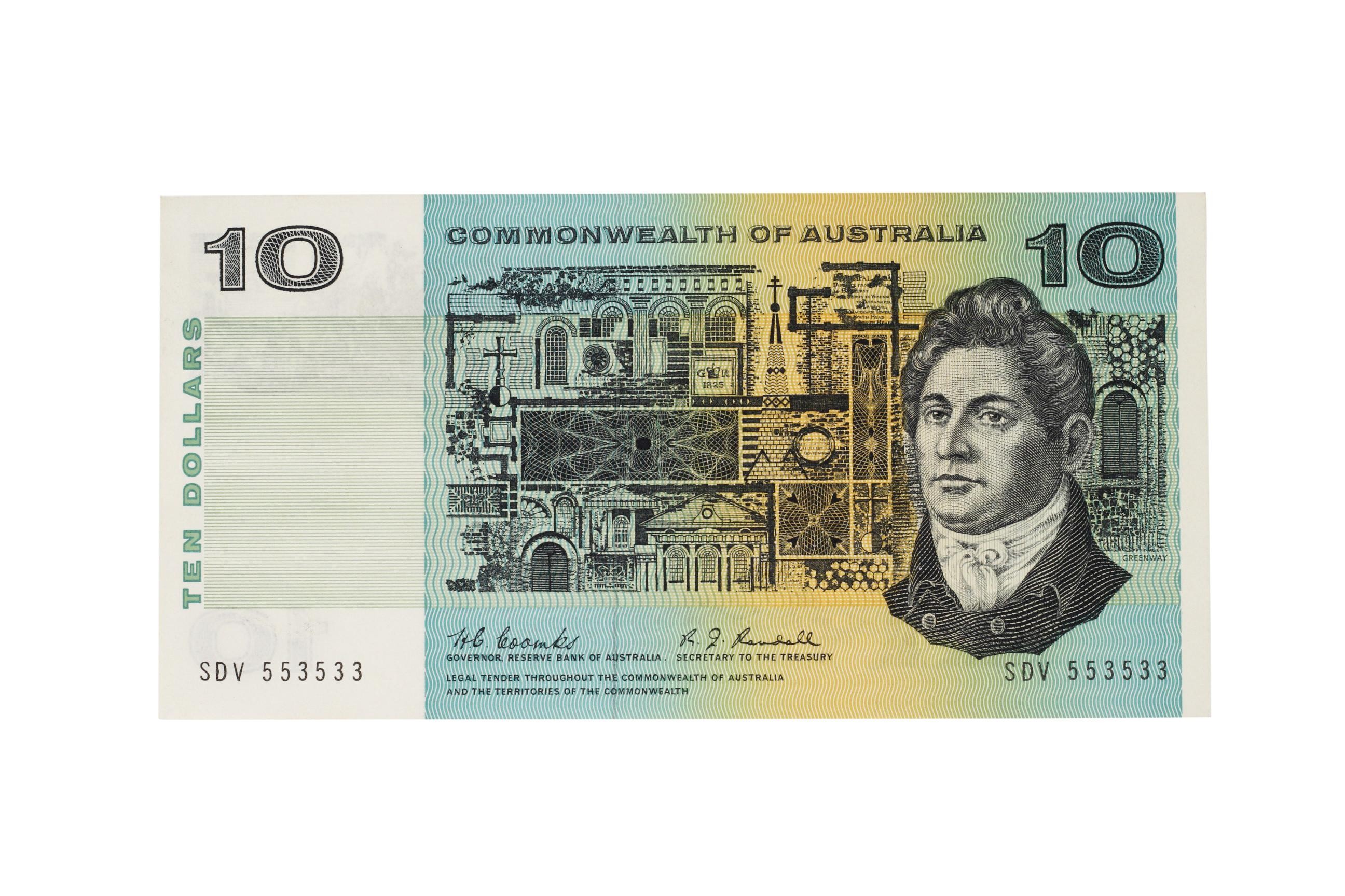 2013. · Coombs/Randall, Ten Dollars, 1967, UNC