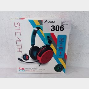 STEALTH C6-100 GAMING HEADSET FOR PS4 XBOX SWITCH ANDRIOID PC - NEON BLUE RED