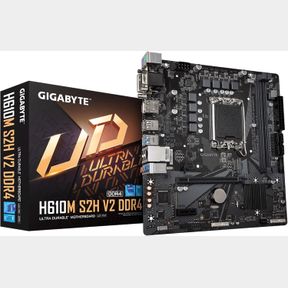 GIGABYTE H610M S2H V2 DDR4 (H610/ INTEL/LGA 1700/ MICRO ATX/ DDR4/ SINGLE M.2/ PCIE 4.0/ USB 3.2 GEN1/ REALTEK GBE LAN/MOTHERBOARD