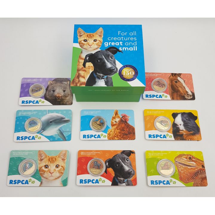 RSPCA $1 Carded Coin Set