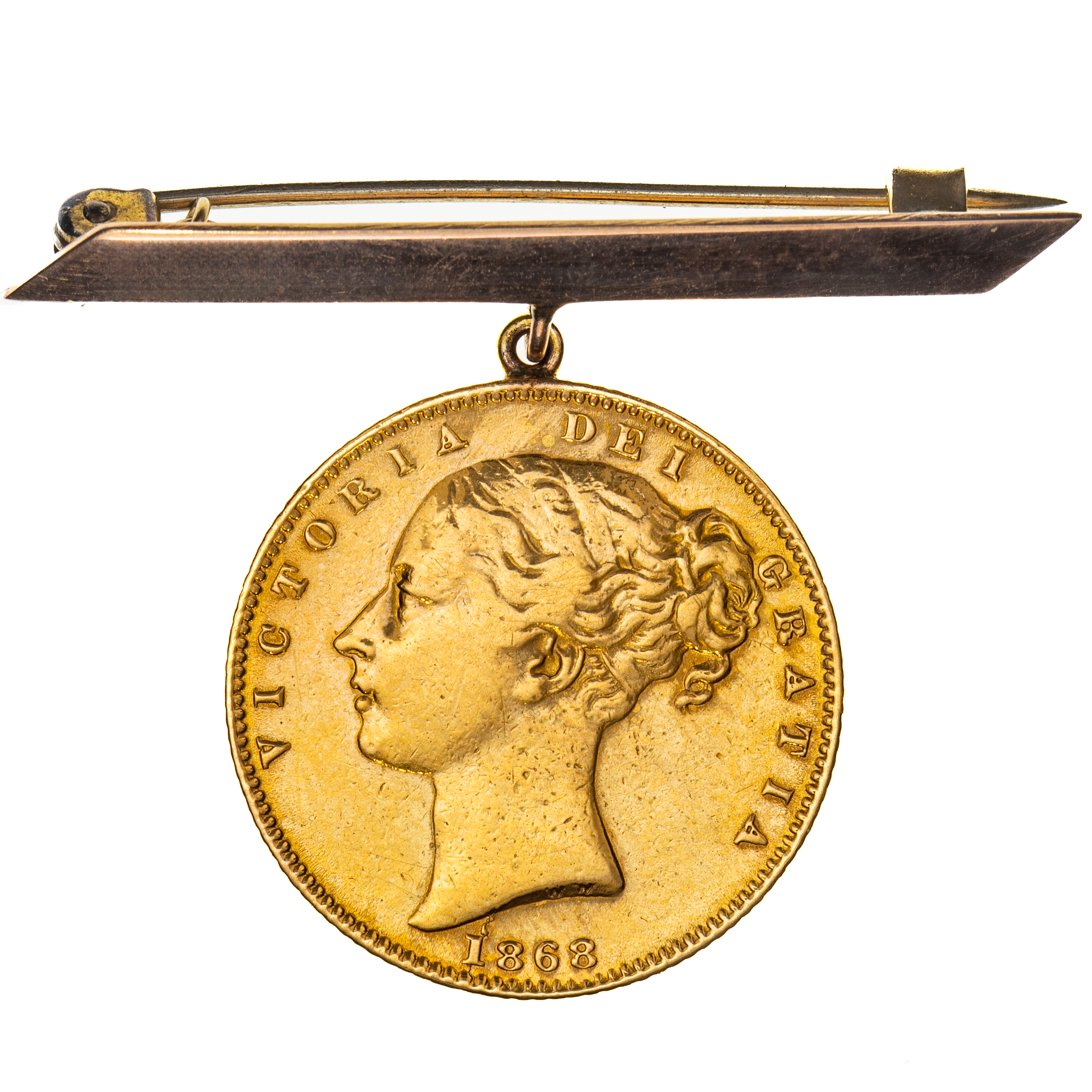 Victoria, Sovereign, 1868, aUNC