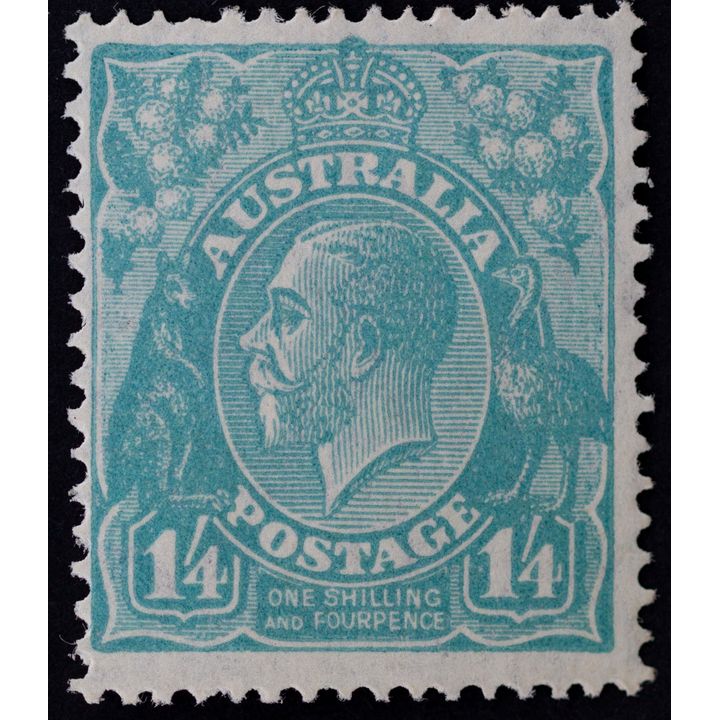 Small Multiple Watermarks, One Shilling & Fourpence, 1928, Fine