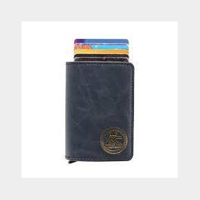 Argent Craft Minimalist Wallet with RFID Blocking - Navy Blue - Bar 9901043339311- 51748/10373 AS B1 (S9)