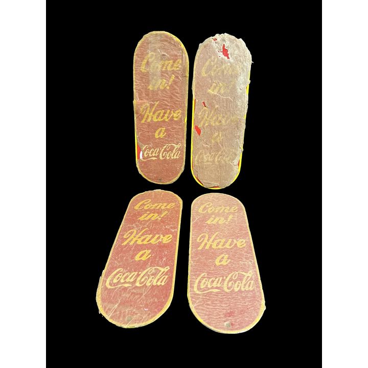 4 Reproduction Come In Have A Coca Cola Coke Soda Door Push Porcelain Sign