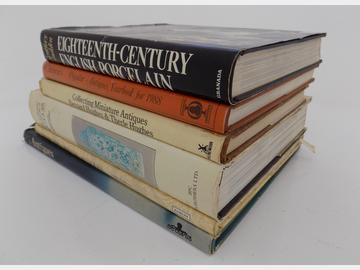 Six BOOKS, "Eighteenth-Century English Porcelain" by Geoffrey Godden; "Christie's South Kensington Popular Antiques Yearbook" etc. (6)