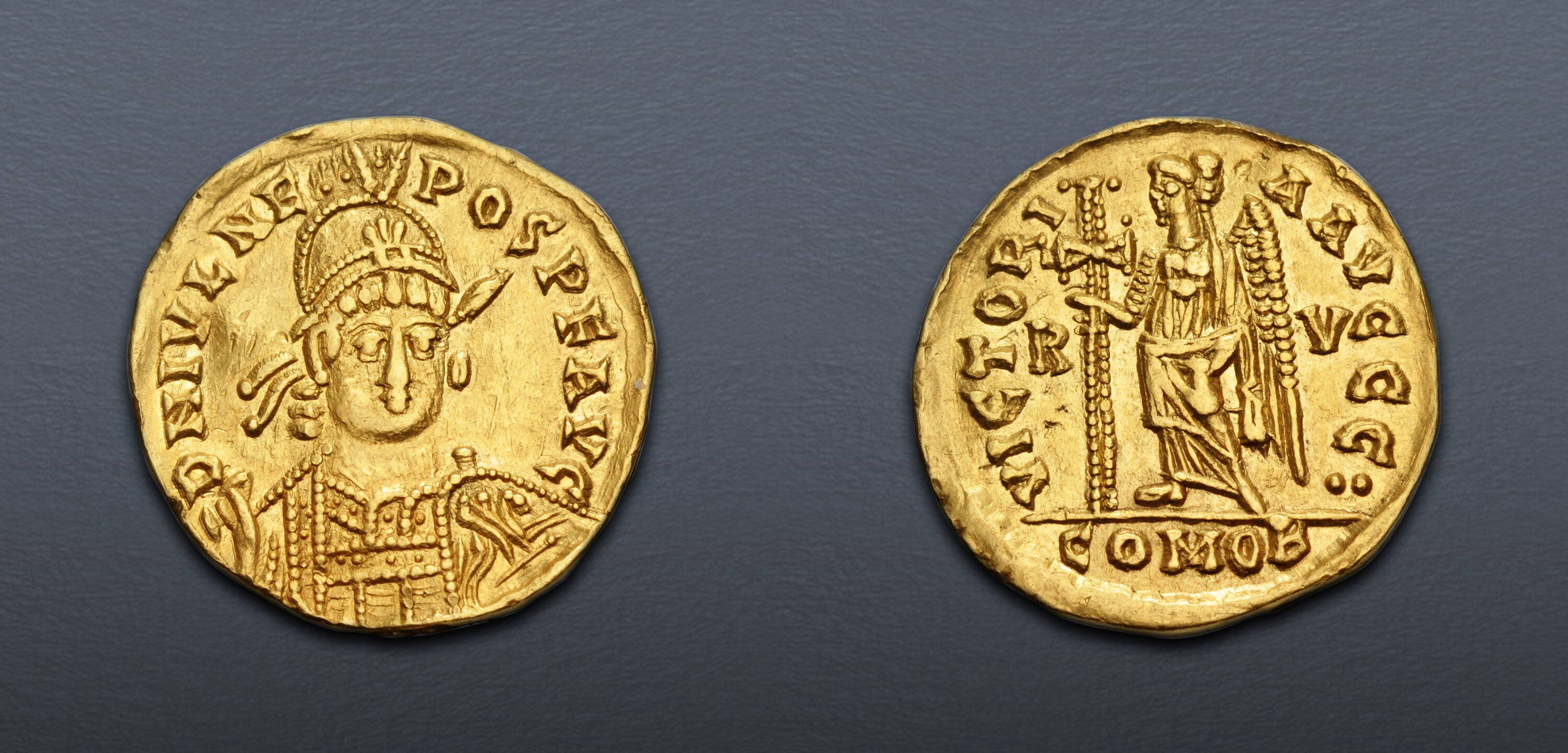 Julius Nepos. AD 474-475/480. AV Solidus (18.5mm, 4.13 g, 6h). Ravenna ...