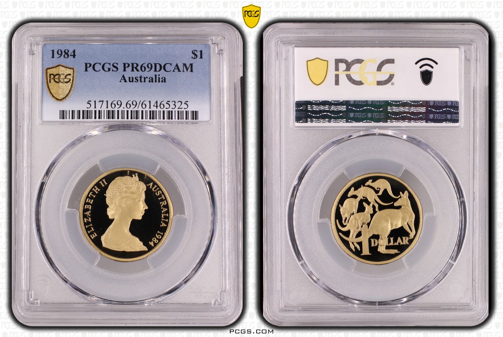 One Dollar, 1984, PCGS PR69DCAM