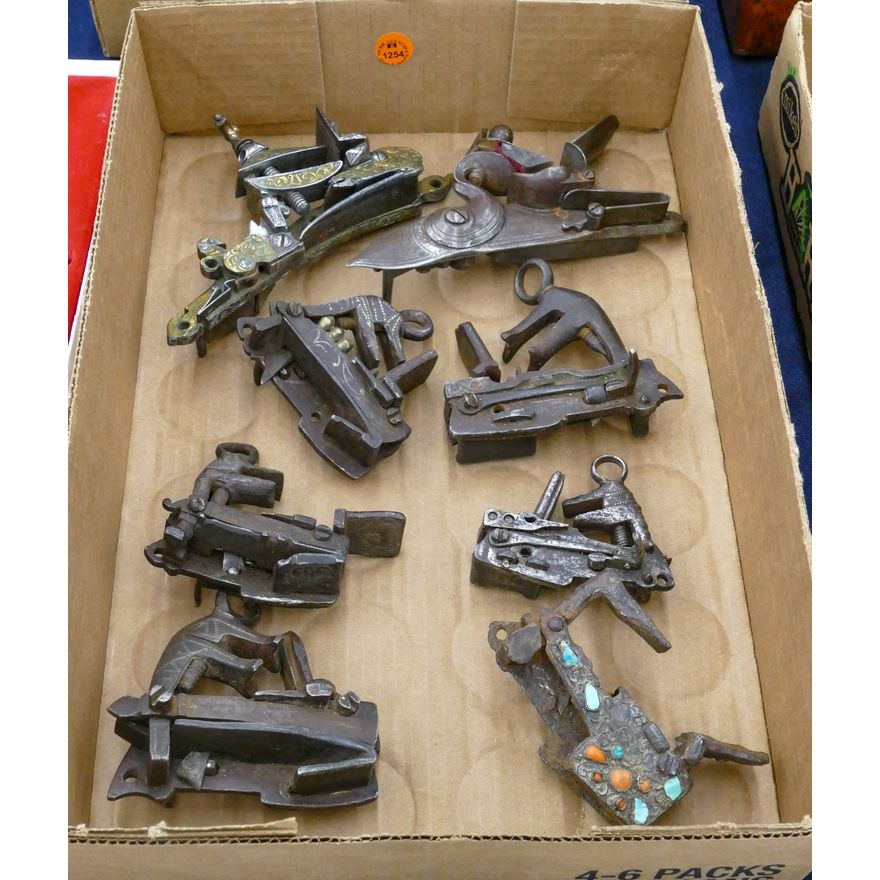Box Antique Flintlock Rifle Parts