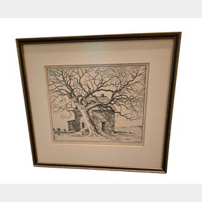 MARGARET WHITTEMORE “FRIENDS OF LONG STANDING” FRAMED PRINT (SIGNED)