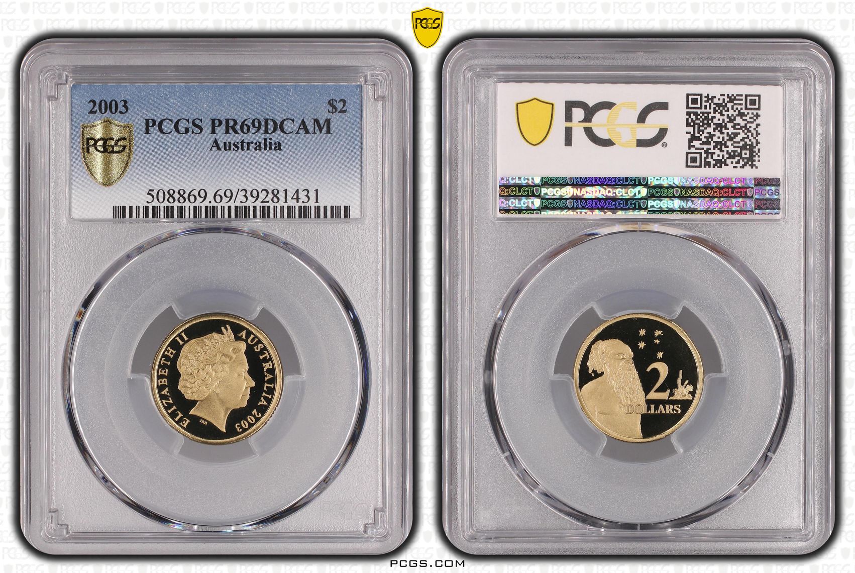 Two Dollar, 2003, PCGS PR69DCAM