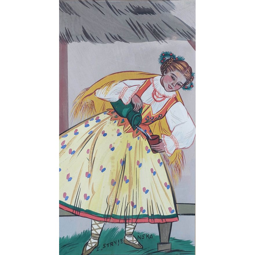 Zofia Stryjeńska | Dziewczyna z dzbanem