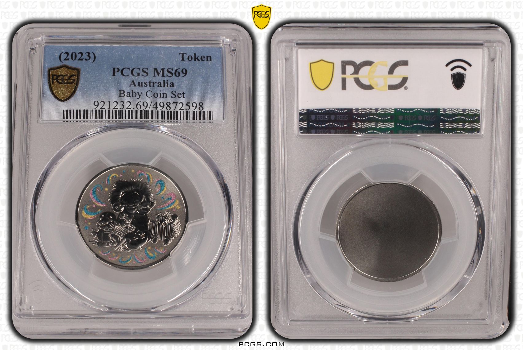 Elizabeth II, Baby Coin Set , Token, 2023, PCGS MS69