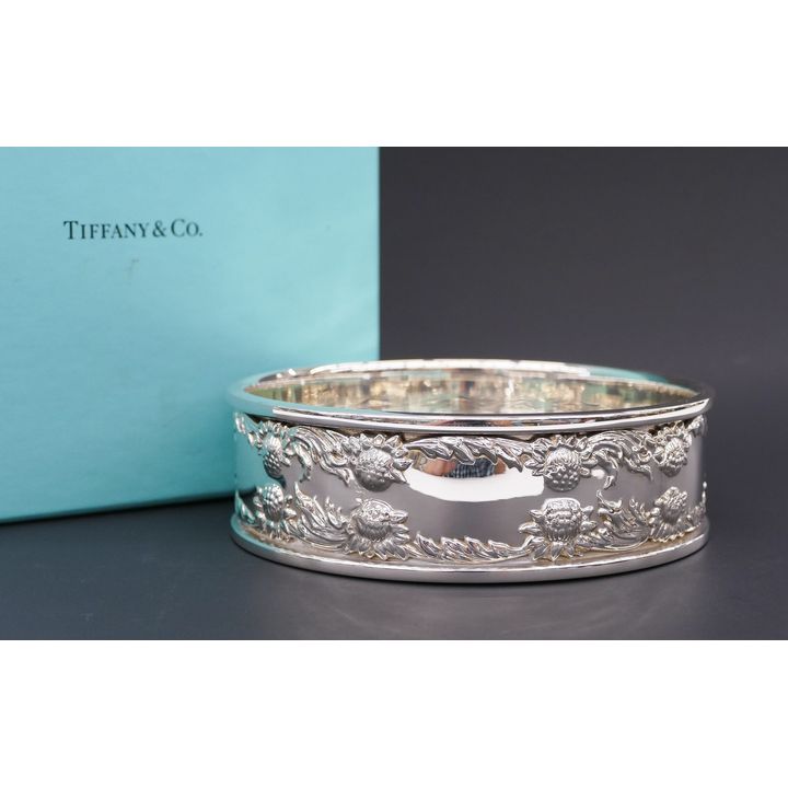 Tiffany & Co. ''Chrysanthemum'' Sterling Wine Coaster