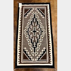 Two Grey Hills Textile by Nancy Benally