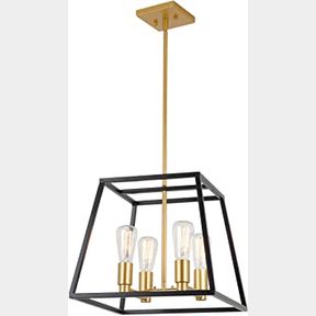 ARTIKA CAR15-ON CARTER SQUARE 4 PENDANT LIGHT FIXTURE