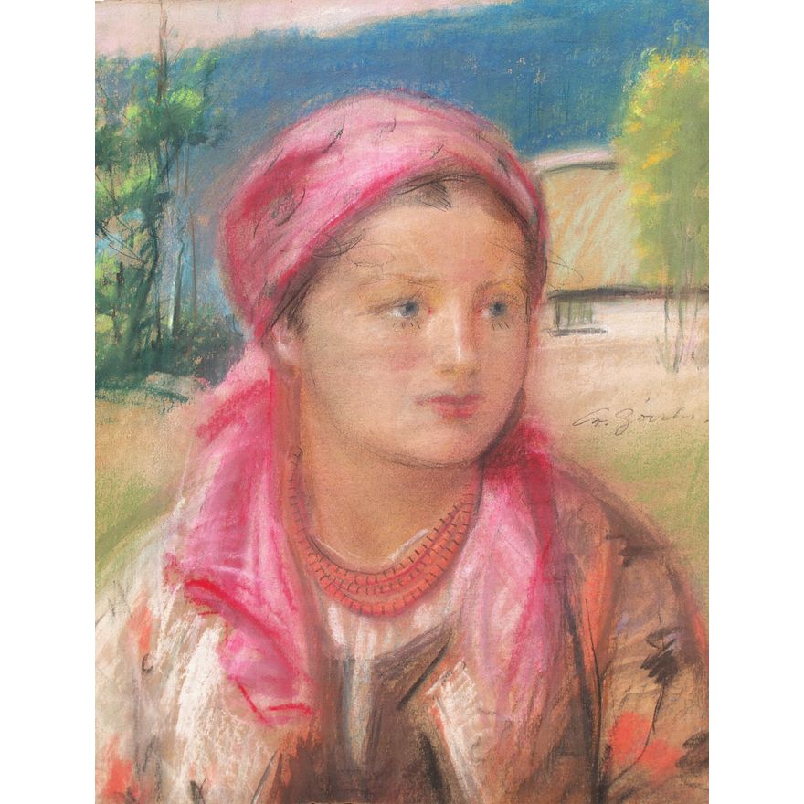 Portret młodej góralki