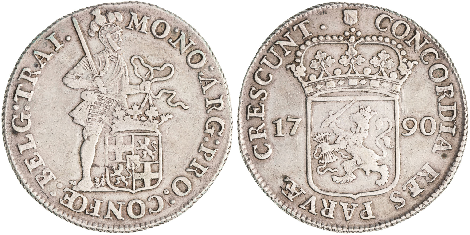 Netherlands, Utrecht, Ducat, 1790, VF