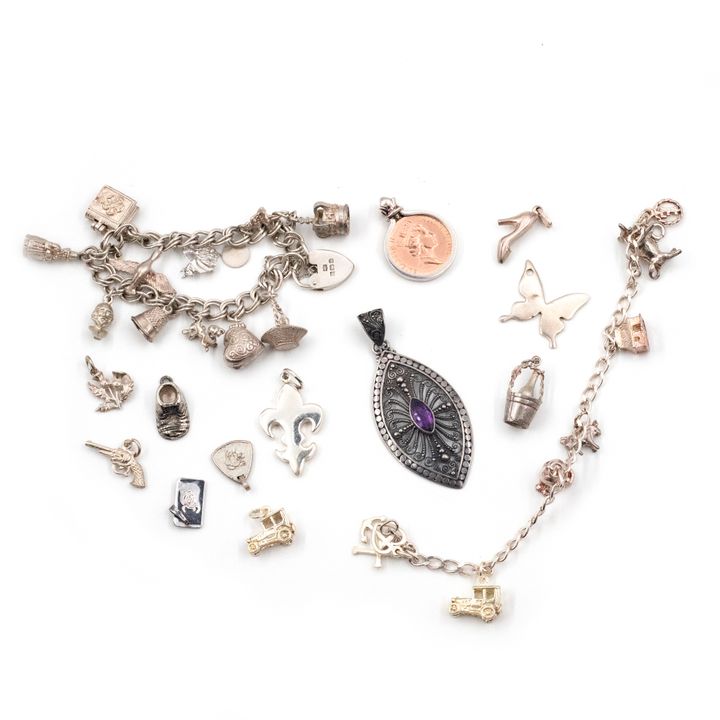 Mix Lot of Silver Jewellery