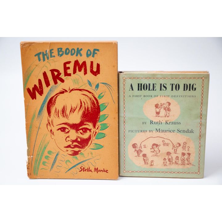 KRAUSS, RUTH [text]. SENDAK, MAURICE [illustrations] [2x] - A Hole is to Dig. A First Book of First Definitions.