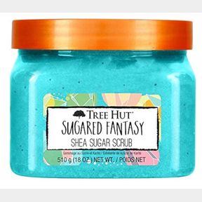 TREE HUT SUGARED FANTASY SHEA SUGAR SCRUB | EXFOLIATING BODY SCRUB REMOVES DEAD, DRY SKIN FOR A SOFT & HYDRATED FEEL | NOURISHING