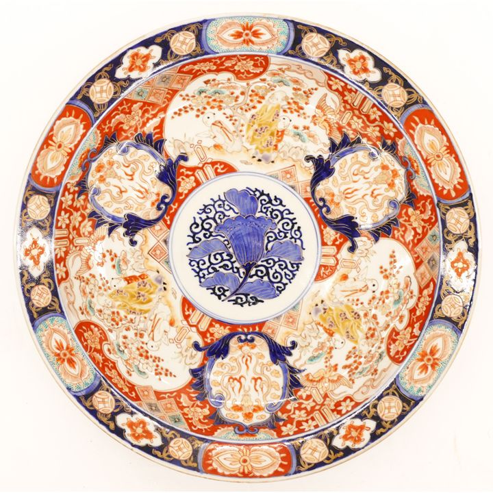 Japanese Meiji Imari Porcelain Charger