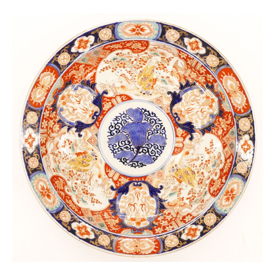 Japanese Meiji Imari Porcelain Charger