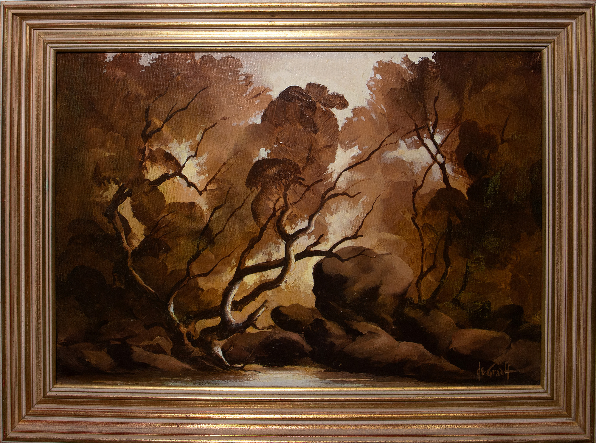 Jon De Graaff, 'Rock Pool (Forest Scene)',