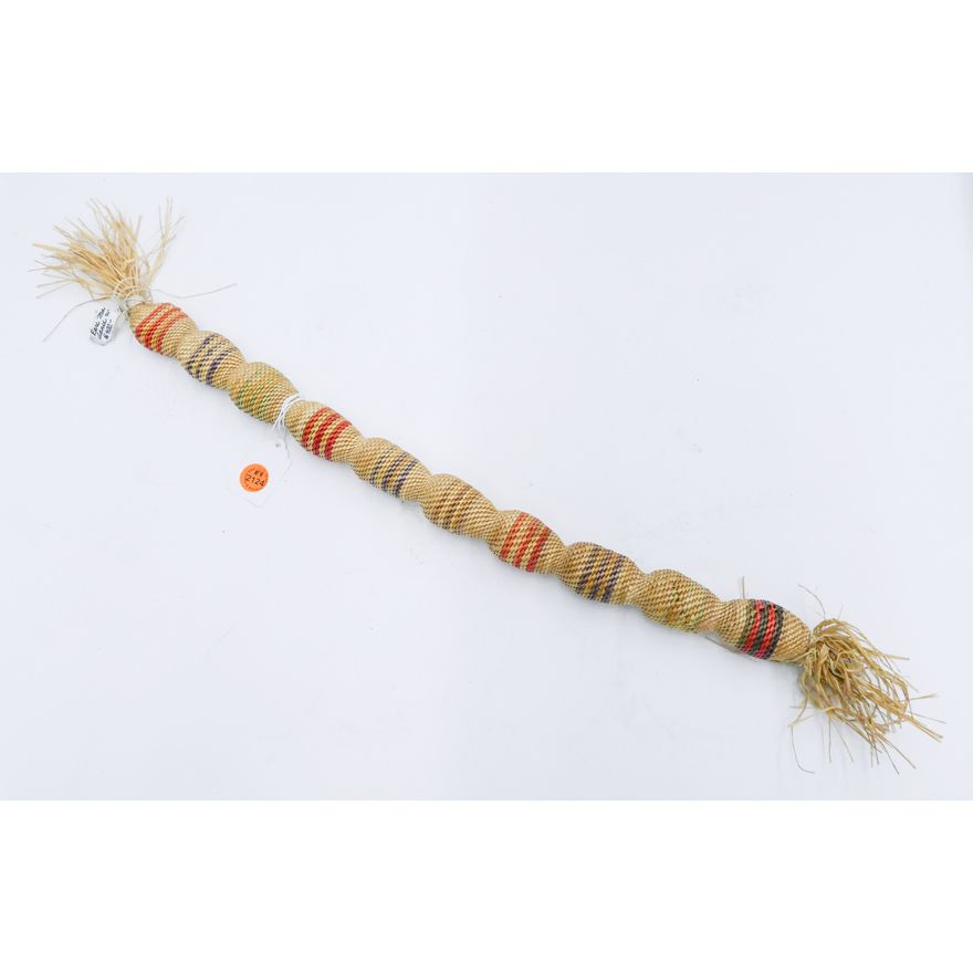 Vintage Makah Indian Basketry Dance Staff 22''