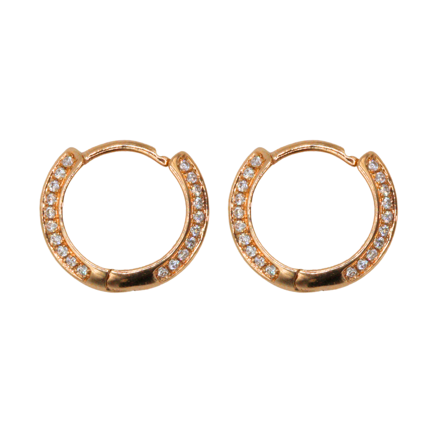 Aretes tipo huggies
