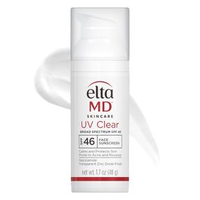 ELTAMD UV CLEAR FACE SUNSCREEN SPF 46, OIL FREE SUNSCREEN WITH ZINC OXIDE, DERMATOLOGIST RECOMMENDED SUNSCREEN