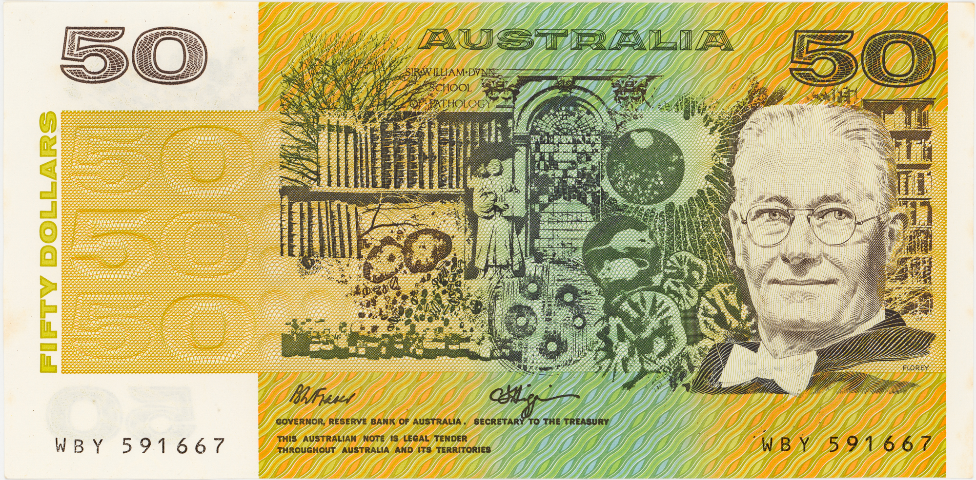Fraser/Higgins, Fifty Dollars, 1990, gEF