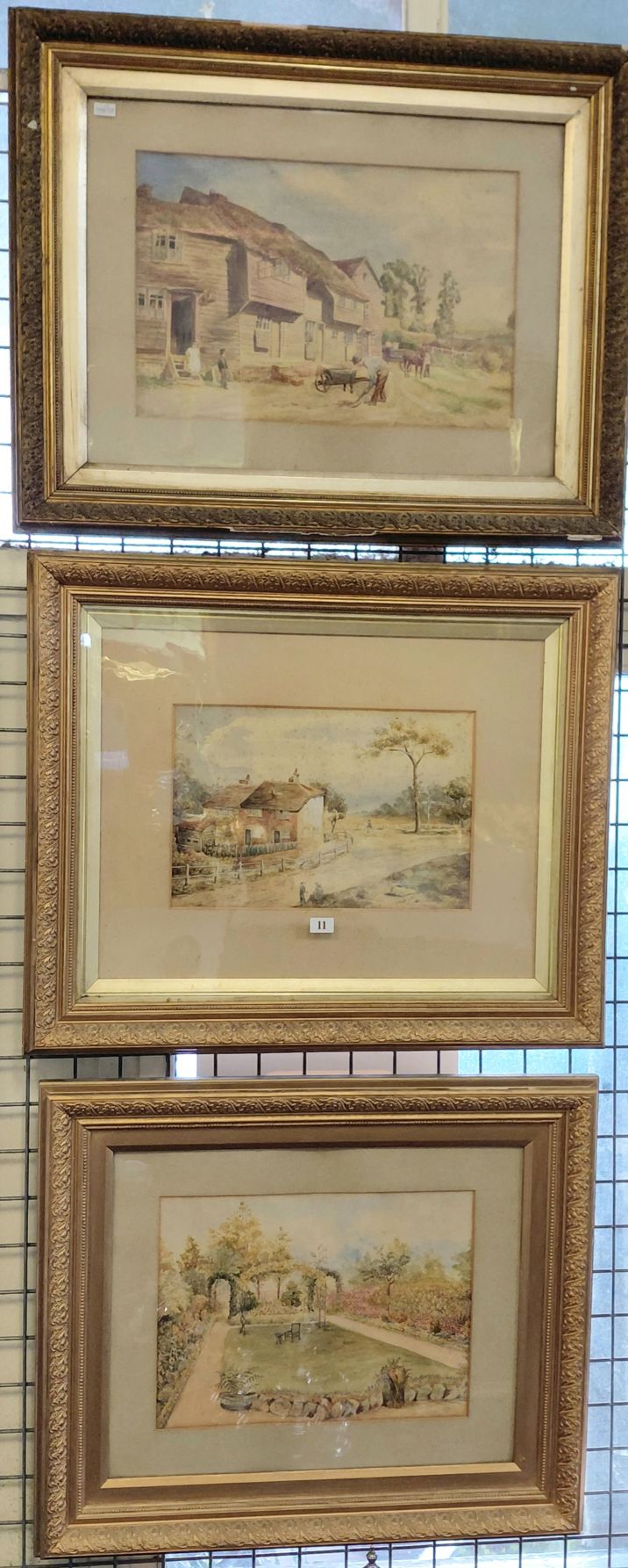 11 · THREE 19TH CENTURY WATER COLOURS