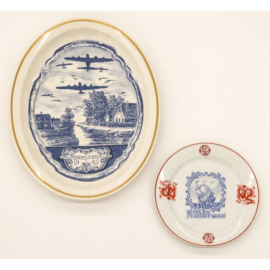 Charles Krafft ''Two Pieces of Disasterware'' 1993