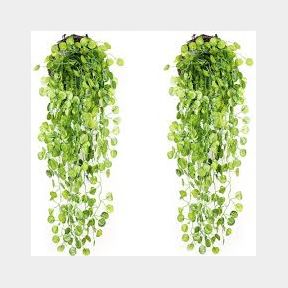 Garden Decor Artificial Leaf Vine Set of 2 - Sweet Potato Leaf - Bar 9902040041795 - 51748/20019 SN B2 (S7)